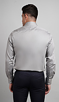Men's Formal Shirt (Ash Grey - Full Sleeves 100% Cotton) Men's Formal Shirt (Ash Grey - Full Sleeves 100% Cotton)